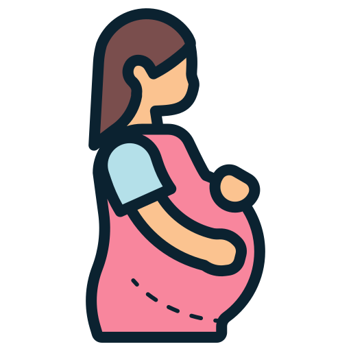 Home pregnant woman